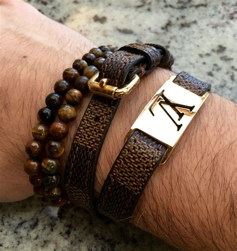 lv mens check it|Bracelets for Men High Fashion Jewelry .